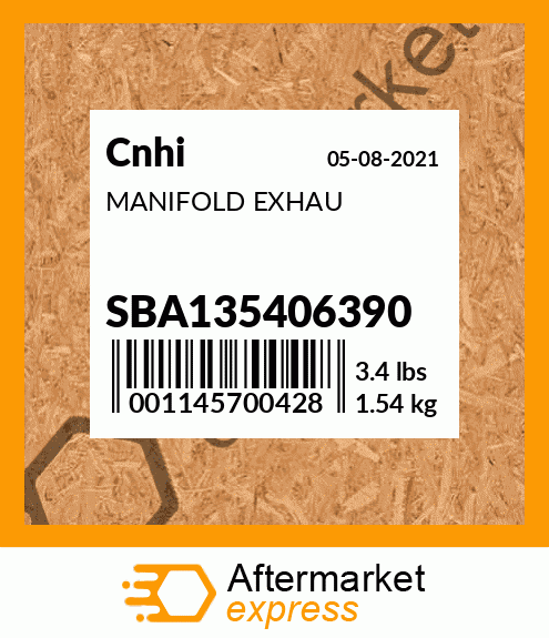 MANIFOLD EXHAU SBA135406390