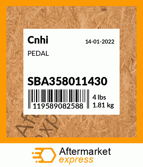 PEDAL SBA358011430