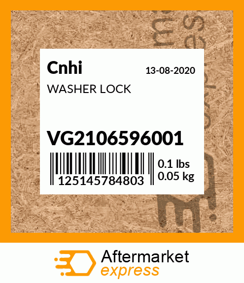 WASHER LOCK VG2106596001