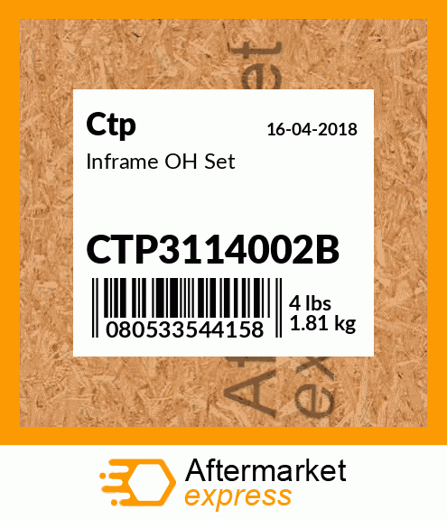 Inframe OH Set CTP3114002B