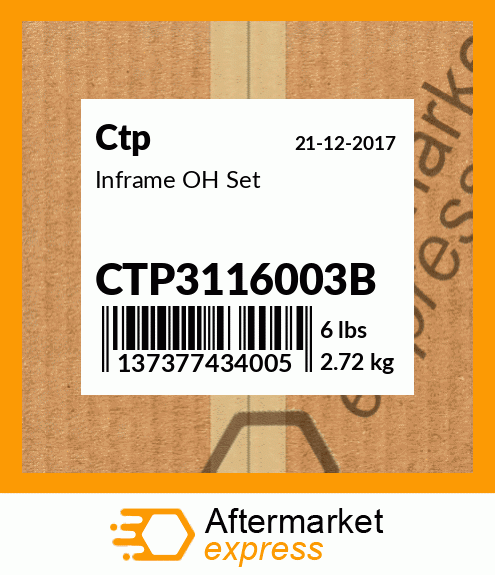 Inframe OH Set CTP3116003B