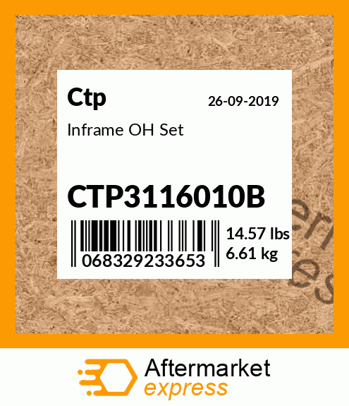 Inframe OH Set CTP3116010B