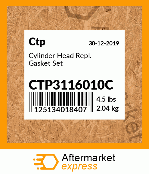 Cylinder Head Repl. Gasket Set CTP3116010C