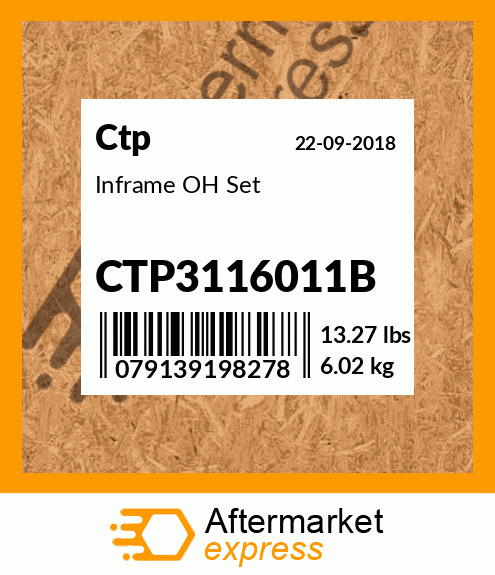 Inframe OH Set CTP3116011B