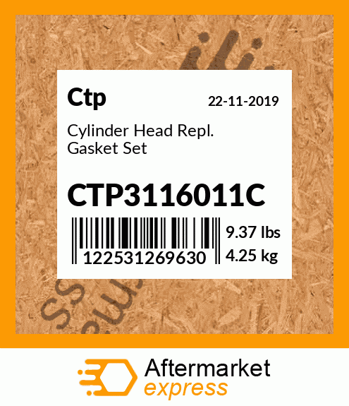 Cylinder Head Repl. Gasket Set CTP3116011C