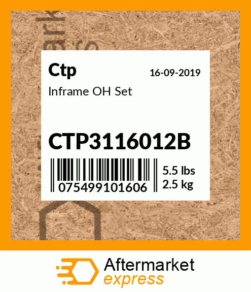 Inframe OH Set CTP3116012B
