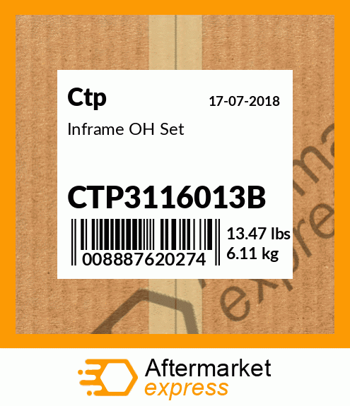 Inframe OH Set CTP3116013B
