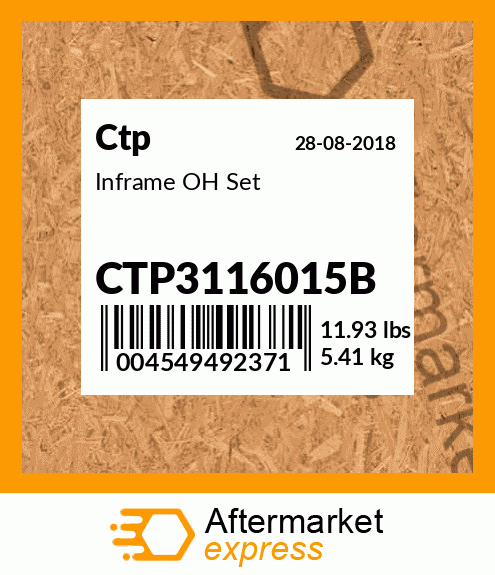 Inframe OH Set CTP3116015B
