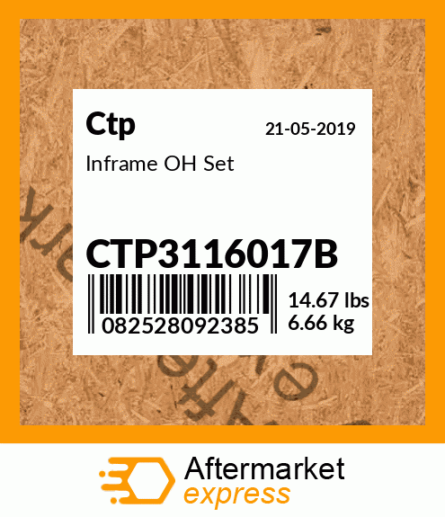 Inframe OH Set CTP3116017B