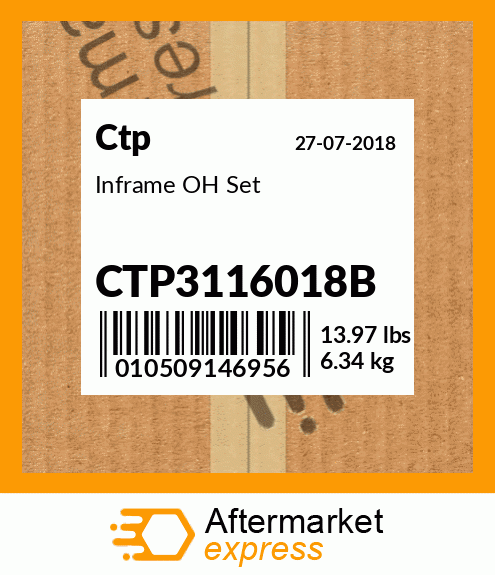 Inframe OH Set CTP3116018B