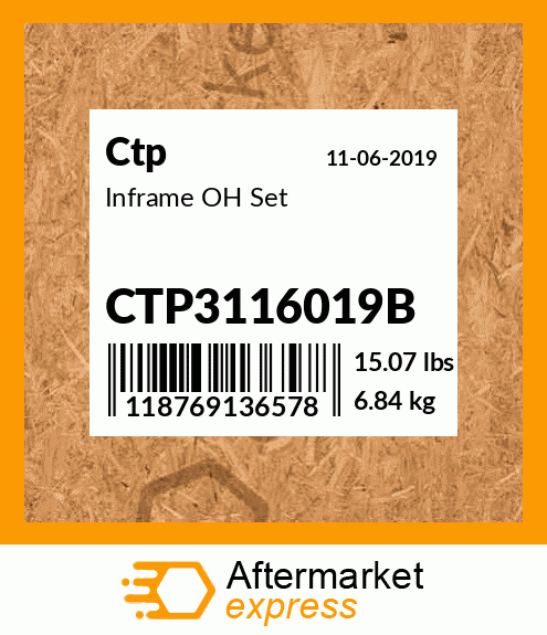 Inframe OH Set CTP3116019B