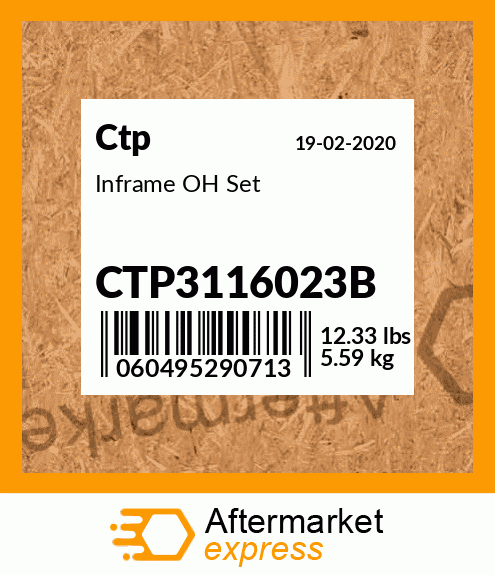 Inframe OH Set CTP3116023B