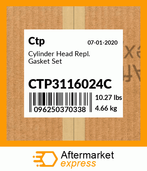Cylinder Head Repl. Gasket Set CTP3116024C