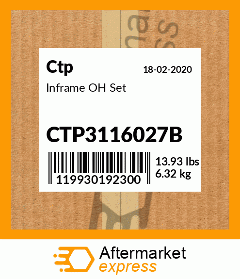 Inframe OH Set CTP3116027B