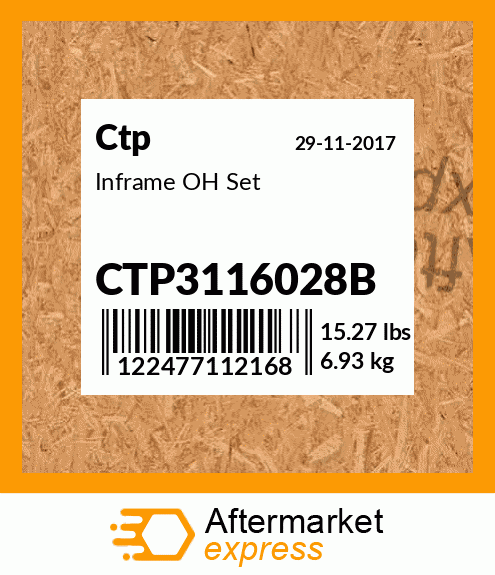 Inframe OH Set CTP3116028B