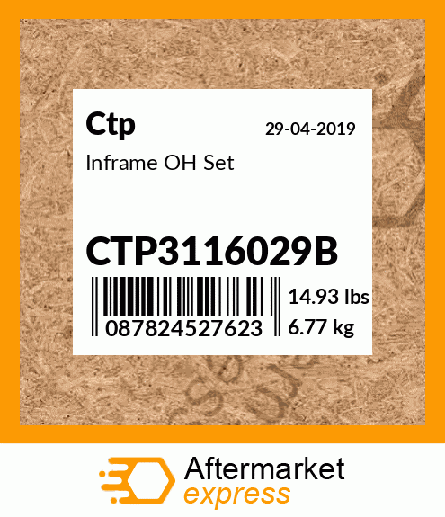 Inframe OH Set CTP3116029B