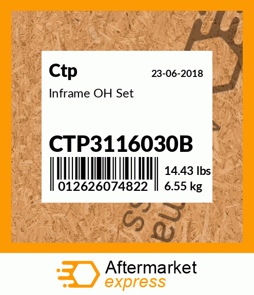 Inframe OH Set CTP3116030B