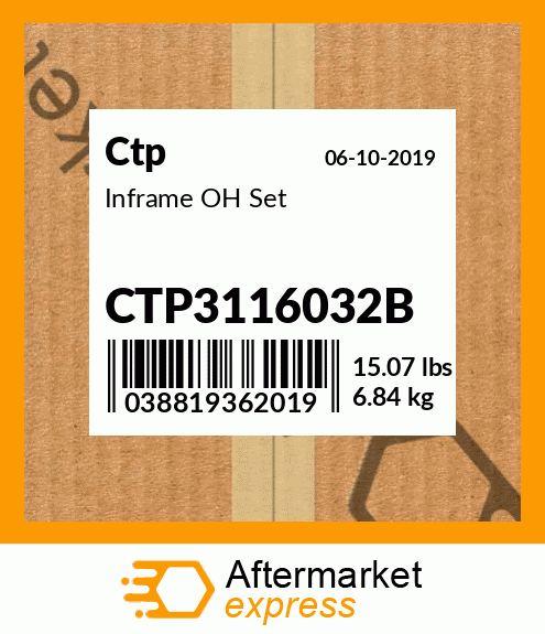 Inframe OH Set CTP3116032B