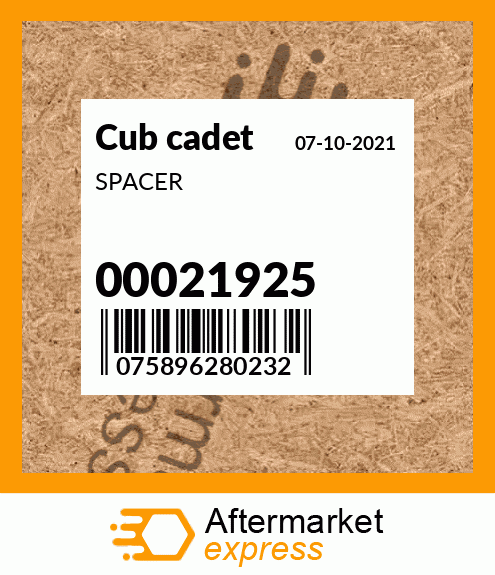 SPACER 00021925
