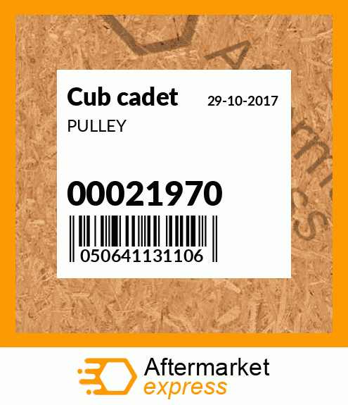 PULLEY 00021970