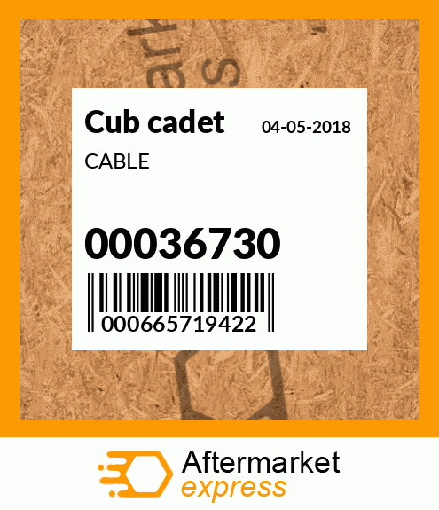 CABLE 00036730