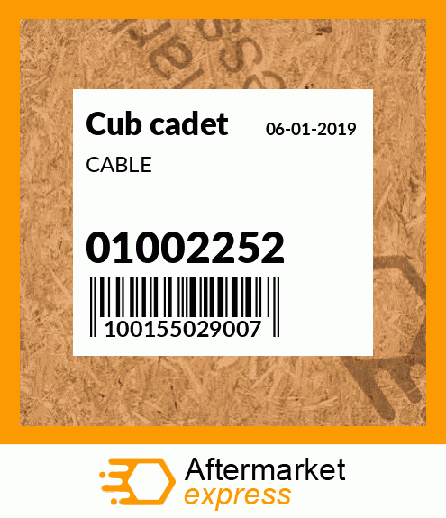CABLE 01002252