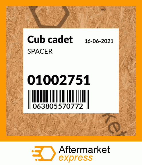 SPACER 01002751