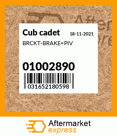 BRCKT-BRAKE_PIV 01002890