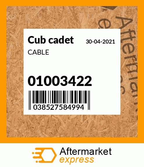 CABLE 01003422