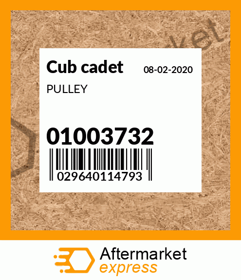 PULLEY 01003732