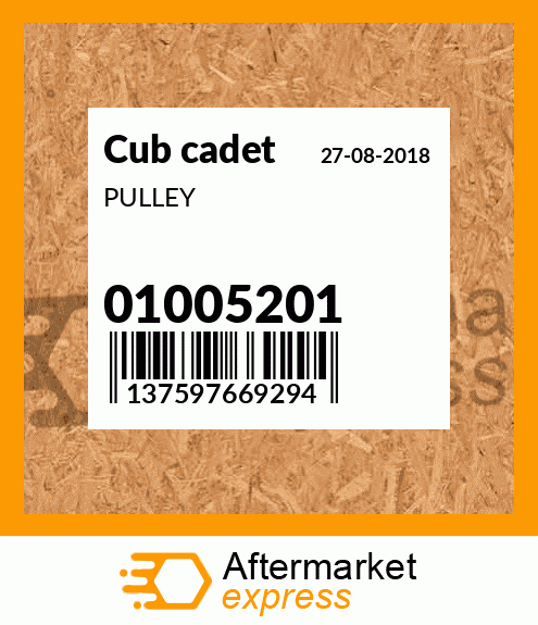 PULLEY 01005201