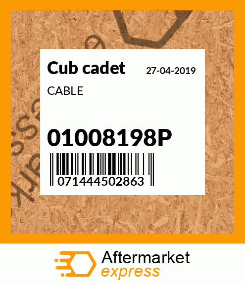CABLE 01008198P