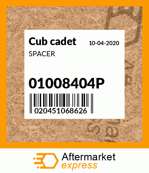 SPACER 01008404P