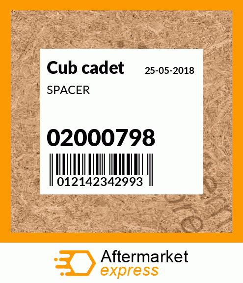 SPACER 02000798