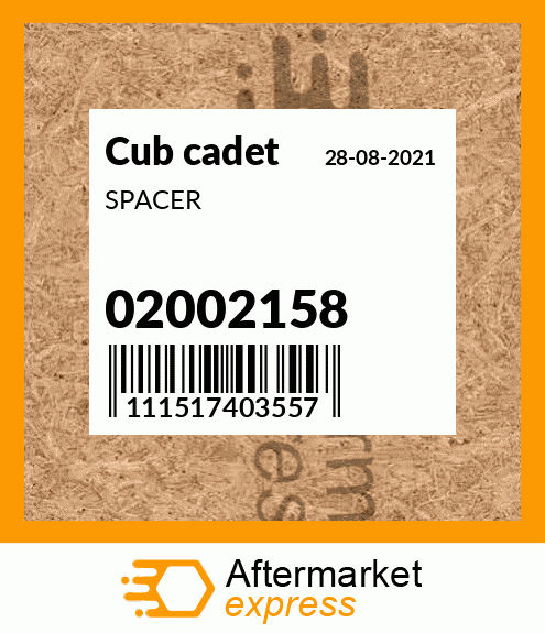 SPACER 02002158