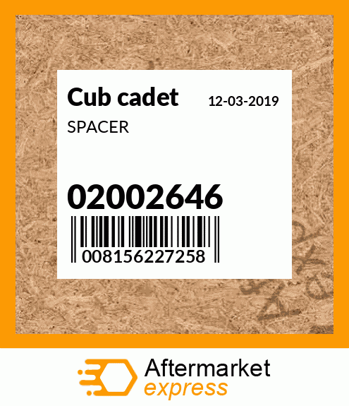 SPACER 02002646