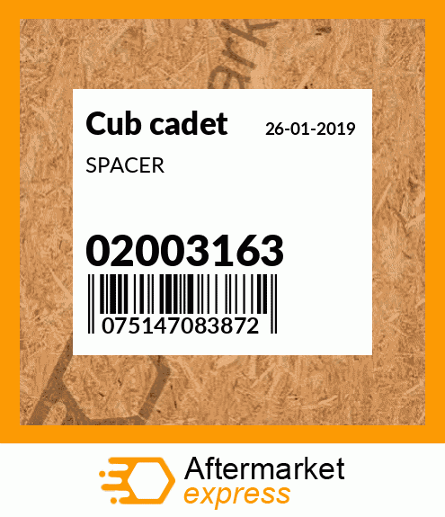 SPACER 02003163