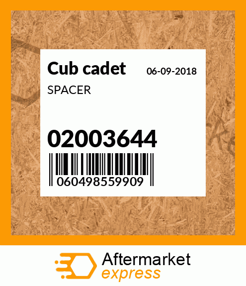 SPACER 02003644