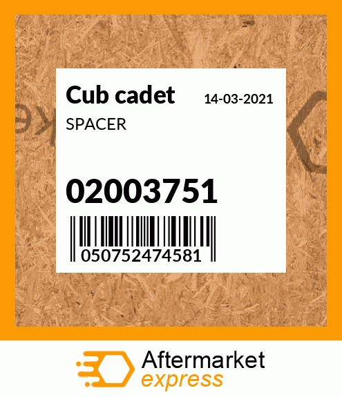 SPACER 02003751