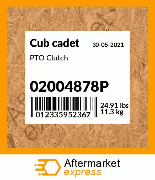 PTO Clutch 02004878P