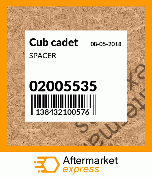 SPACER 02005535