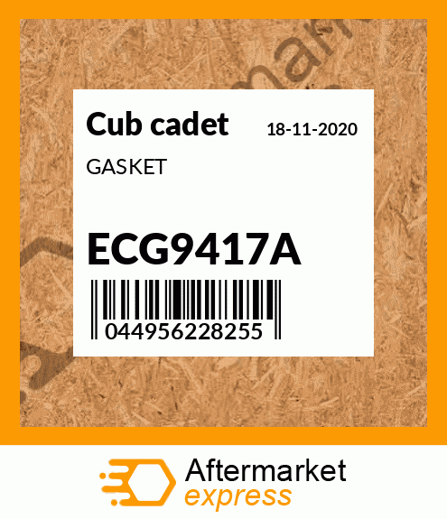 GASKET ECG9417A