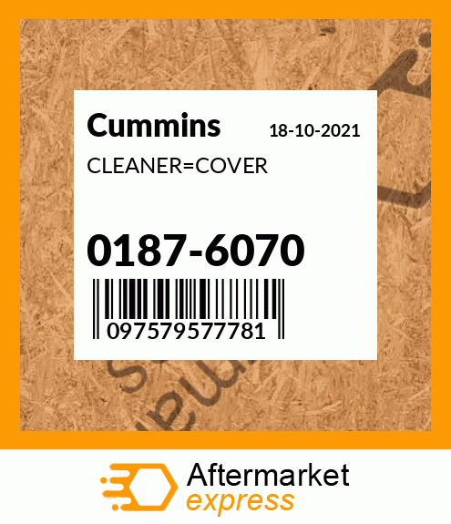 CLEANER_COVER 0187-6070