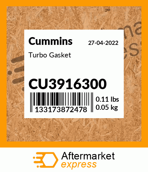 Turbo Gasket CU3916300