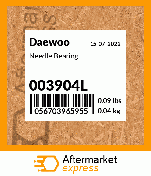 Needle Bearing 003904L