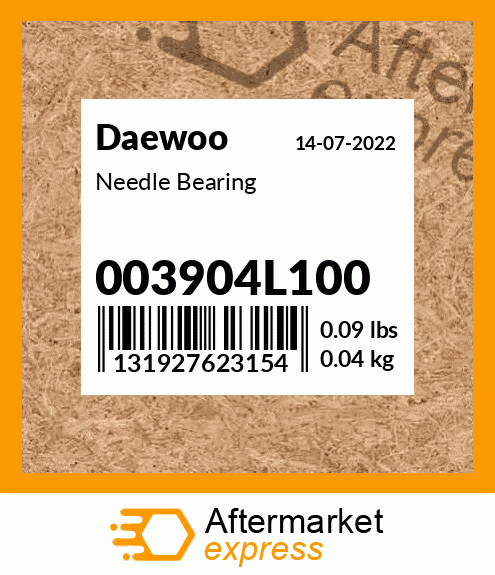 Needle Bearing 003904L100
