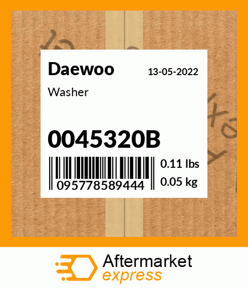 Washer 0045320B