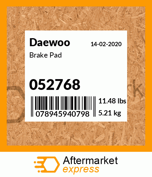 Brake Pad 052768