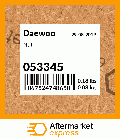 Nut 053345
