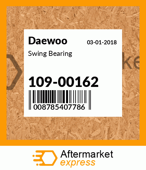 Swing Bearing 109-00162